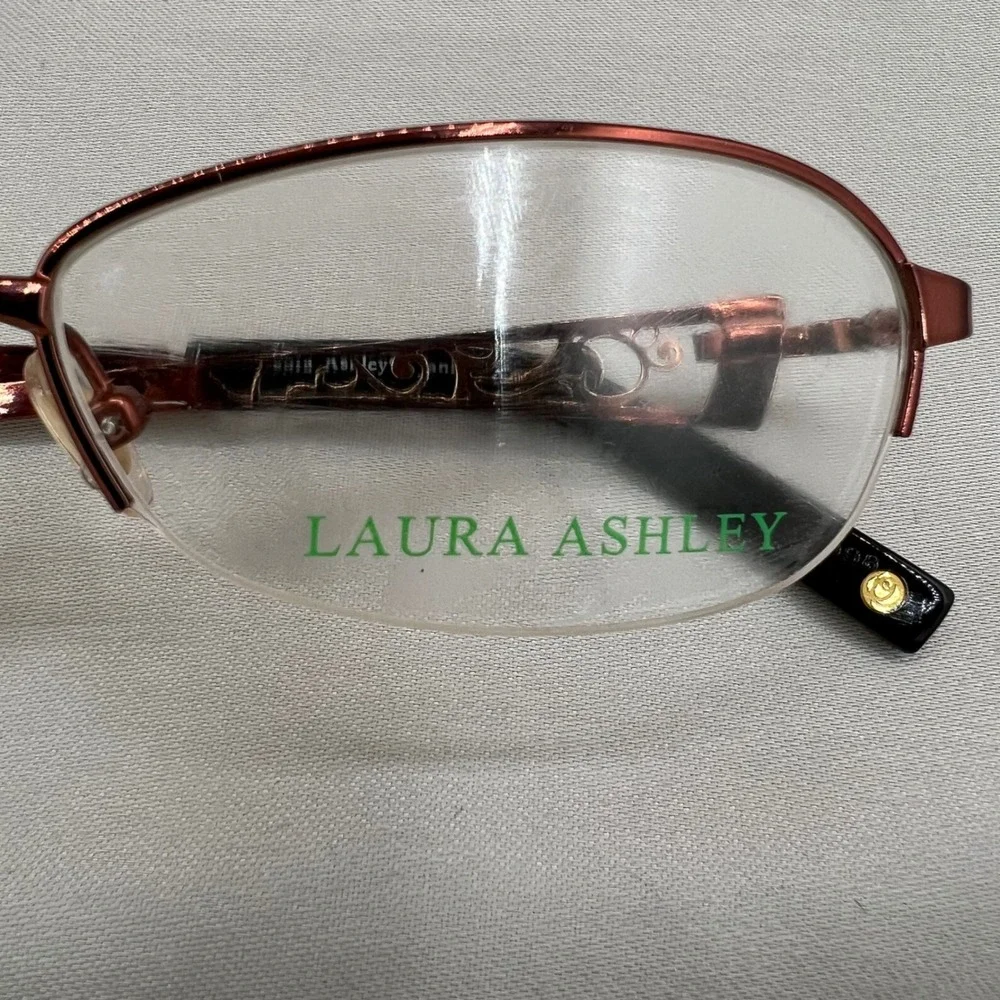 Laura Ashley Janis Eyeglasses Women 52-16-135 Cinnamon NWOT Cottagecore